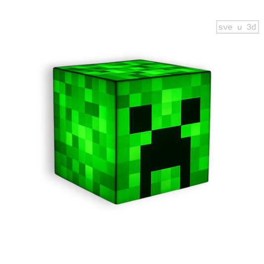 Minecraft Creeper Lampa